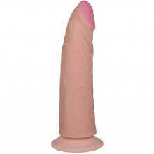 Фаллоимитатор «Cock Next 6,8'» на присоске с реалистичной текстурой, цвет телесный, материал неоскин, Биоклон 612205, длина 19 см.