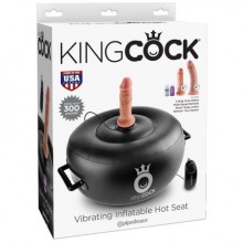     PipeDream King Cock Vibrating Inflatable Hot Seat - Black,  , 568123,  20 .