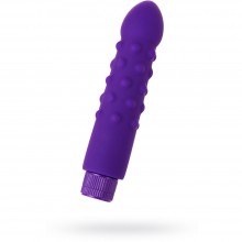 Вибратор с точечной поверхностью от компании ToyFa, цвет фиолетовый, A-Toys 761026, из материала Силикон, длина 17 см.