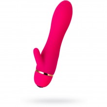 Вибратор с клиторальным стимулятором для женщин от компании ToyFa из коллекции A-toys, цвет розовый, 761024, из материала Силикон, длина 15 см.