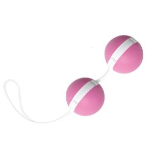 Вагинальные шарики «Joyballs Trend» от компании Joy Division, цвет розовый, 15043, бренд JoyDivision, из материала Силикон, диаметр 3.5 см.
