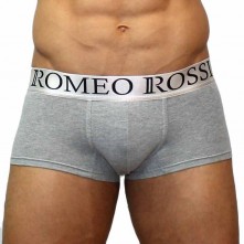 Классические мужские хипсы с серебристой резинкой от компании Romeo Rossi, цвет серый, размер XXXXL, RR00013-3-XXXXL, из материала Хлопок, 4X
