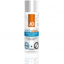 Анальный лубрикант «JO Anal H20 Waterbased» от компании System JO, объем 60 мл, ABSSJ40111, цвет Прозрачный, 60 мл.