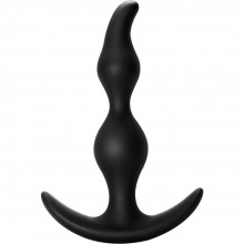 Анальная пробка «Bent Anal Plug Black» от компании Lola Toys, коллекция First Time, цвет черный, 5002-03lola, длина 13 см.