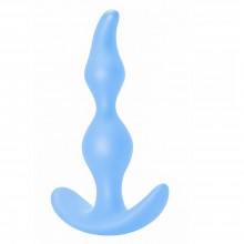 Анальная пробка «Bent Anal Plug» от компании Lola Toys коллекция First Time, цвет синий, 5002-02lola, коллекция First Time by Lola, длина 13 см.
