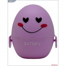 Карманный мастурбатор-яйцо «SATISFY PokeMon» от Eroticon, цвет фиолетовый, 30484-2, из материала TPE, длина 20 см.
