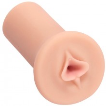 Мастурбатор - вагина с реалистичной текстурой «Ribbed» от мирового бренда PornHub, цвет телесный, 94860, из материала TPE, длина 16.5 см.