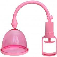 Одинарная женская вакуумная помпа для груди с ручным насосом, цвет розовый, Erowoman - Eroman ee-10204, из материала Пластик АБС, диаметр 10.2 см.