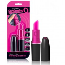 Минивибратор «Screaming O My Secret Lipstick» в форме помады от компании Screaming, цвет черный, LIP-110, из материала Пластик АБС