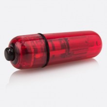 Классическая эргономичная вибропуля «Bullets» от компании Screaming, цвет красный, BUL20-110