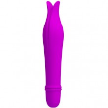 Небольшой классический вибратор для женщин «Jeffrey» от компании Baile, цвет фиолетовый, Pretty Love bi-014502, из материала Силикон, длина 14.5 см.
