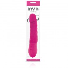 Вибратор для женщин с вращающейся головкой «Inya Twister Pink» от компании NS Novelties, цвет розовый, NSN-0553-14, длина 22.9 см.