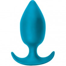Анальная пробка со смещенным центром тяжести «Insatiable Aquamarine» из коллекции Spice It Up от Lola Toys, цвет голубой, 8011-03lola, бренд Lola Games, из материала Силикон, длина 8.5 см.