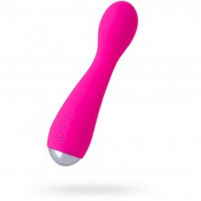 Женский вибратор изогнутой формы «Yoyo» от компании Nalone, цвет розовый, CS-BO04, из материала Силикон, длина 17 см.
