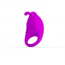 Кольцо эрекционное «Rabbit Vibrator» с вибрацией из коллекции Pretty Love от Baile, цвет фиолетовый, bi-210152-1, из материала Силикон, длина 7.5 см.