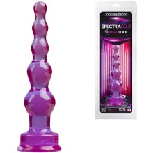 Анал-плаг елочка Spectra Gels «Purple Anal Tool», DEL3830, бренд Doc Johnson, из материала Силикон, длина 15 см.