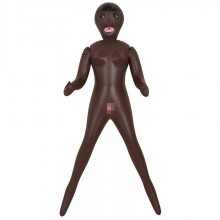 Секс-кукла с тремя отверстиями «African Queen» от компании You 2 Toys, цвет коричневый, 5113150000, бренд Orion, из материала ПВХ, 2 м.