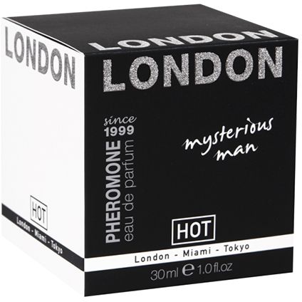 Мужской парфюм с феромонами «London Mysterious Man» от компании Hot Products, объем 30 мл, 55101 HOT, 30 мл.