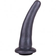 Втулка анальная «Smooth» изогнутой формы от компании Биоклон, цвет черный, 137304, бренд LoveToy А-Полимер, из материала ПВХ, длина 12.5 см.