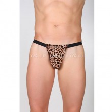 Мужские мини стринги от компании Ванильный Рай, цвет леопард, размер L, VPST115, бренд Vanilla Paradise