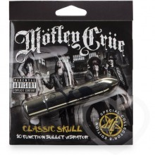 Вибропуля «Classic Scull» от рок группы Motley Crue, цвет золотой, Lovehoney 62457, длина 9.5 см.