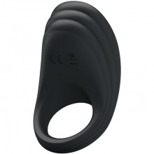 Эрекционное кольцо с вибрацией «Ring Vibrator» из коллекции Pretty Love от компании Baile, цвет черный, BI-210150, из материала Силикон, длина 7.5 см.
