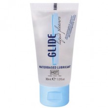Интимная смазка «Glide Liquid Pleasure» на водной основе, 30 мл, Hot Products 44026, цвет Прозрачный, 30 мл.