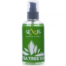 Массажное масло с ароматом чайного дерева «Tea Tree Oil» от компании Sexus, объем 200 мл, 817042, бренд Sexus Lubricant, 200 мл.