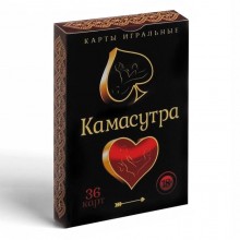 Игральные карты - «Камасутра» для взрослых, 123017, цвет Красный