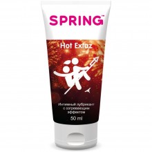 Согревающие интимный лубрикант «Spring Hot Extaz» с ароматом вишни, объем 50 мл, SPRING HOT EXTAZ 50ml, из материала Водная основа, 50 мл.