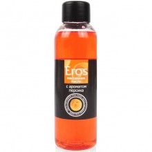 Масло для массажа «Eros» c ароматом персика, 75 мл, Биоритм 13016, цвет Оранжевый, 75 мл.