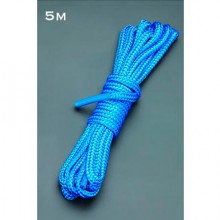 Веревка для связывания из искусственного шелка от компании СК-Визит, цвет голубой, длина 5 метров, 5070-5, из материала Ткань, 5 м.