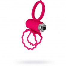 Виброкольцо на член «Bob» со съемной вибропулей от компании Dibe, цвет розовый, GOX-56-3, из материала Силикон, длина 8 см.
