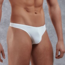 Эротические мужские стринги от компании Doreanse, цвет белый, размер M, DOR1280-WHT-M, из материала Хлопок