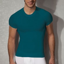 Мужская футболка с коротким рукавом от компании Doreanse, цвет зеленый, размер M, DOR2535-GRN-M, из материала Хлопок