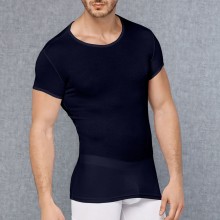 Классическая мужская футболка от компании Doreanse, цвет синий, размер XXL, DOR2545-NAV-XXL, из материала Хлопок