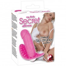 Женский вибростимулятор с вагинальной пробкой «My Little Secret» от компании You 2 Toys, цвет розовый, 5821310000, бренд Orion, длина 8 см.