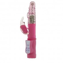 Вагинальный вибратор хай-тек «Rabbit» из коллекции GC by Shots Media, цвет розовый, SH-GC001PNK, из материала TPE, длина 23.5 см.