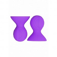 Вакуумный стимулятор для груди из коллекции Ouch от Shots Media, цвет фиолетовый, SH-OU241PUR, длина 7 см.