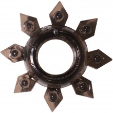 Эрекционное кольцо «Gear» из коллекции Lola Rings, цвет черный, 0112-21Lola, бренд Lola Games, длина 4.5 см.