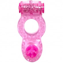 Эрекционное кольцо «Ringer Pink» с дополнительной стимуляцией из коллекции Lola Rings, цвет розовый, 0114-73Lola, бренд Lola Games, из материала TPR, длина 7 см.