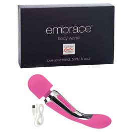 Вибромассажер для эрогенных зон «Embrace Body Wand» от компании California Exotic Novelties, цвет розовый, SE-4608-05-3, бренд CalExotics, коллекция Embrace Collection, длина 22.3 см.