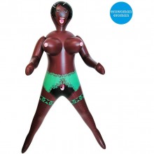 Простая надувная кукла «Firun» с принтом от компании Erowoman - Eroman, цвет коричневый, ee-10256, бренд Bior Toys, 2 м.