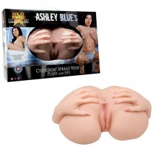 Реалистичный слепок «Spread Wide Pussy & Ass Ashley Blye» из коллекции Wild Fire от Topco Sales, цвет телесный, TS1112837, длина 26 см.