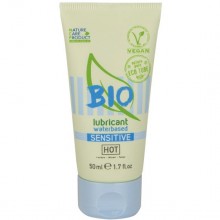 Органический лубрикант для чувствительной кожи «Bio Sensitive» от Hot Products, объем 50 мл, HOT44160, из материала Водная основа, 50 мл.