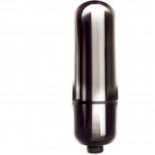 Вибропуля классической формы «Mady Black» от компании Indeep, цвет черный, 7703-04indeep, из материала Пластик АБС, длина 6 см.