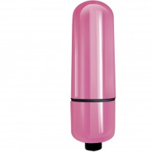 Вибропуля классической формы «Mady Pink» от компании Indeep, цвет розовый, 7703-01indeep, из материала Пластик АБС, длина 6 см.