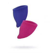Менструальные чаши «Fun Cup» - набор B, цвет мульти, 95002, бренд Fun Factory, из материала Силикон, длина 5.8 см.