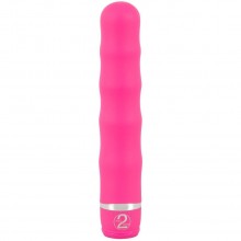 Вагинальный вибратор ребристый «Deep Vibrations» от компании You 2 Toys, цвет розовый, 5914670000, бренд Orion, длина 21 см.