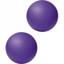 Вагинальные шарики без сцепки «Lexy Large» из коллекции Emotions от Lola Toys, цвет фиолетовый, 4016-02Lola, из материала Силикон, диаметр 3 см.